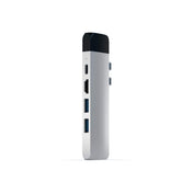 Satechi Aluminium Type-C PRO Hub (HDMI 4K,PassThroughCharging,1x USB3.0,1xSD,Ethernet) - Silver - iSTYLE.bg
