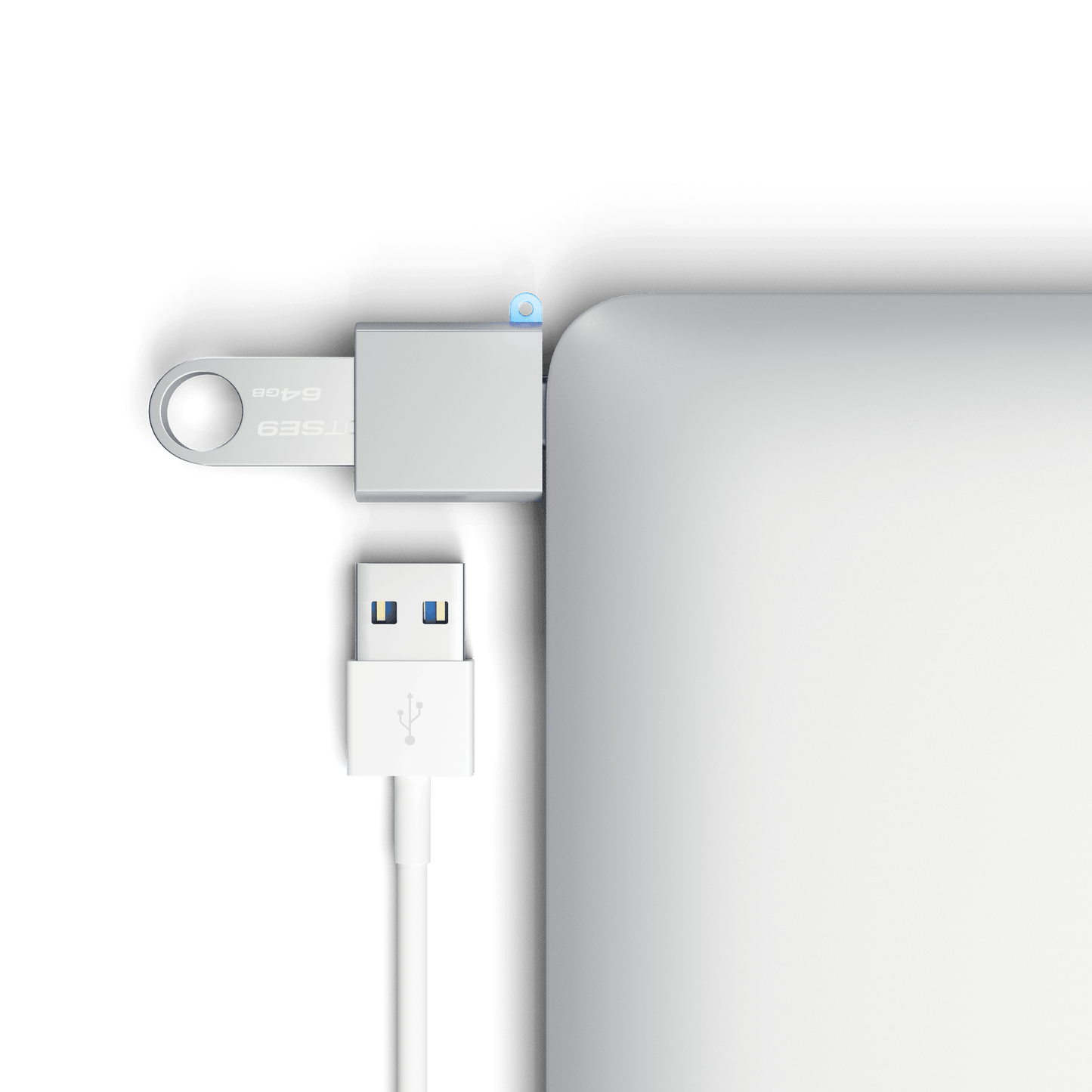 Satechi Type-C to USB-A 3.0 Adapter - Silver