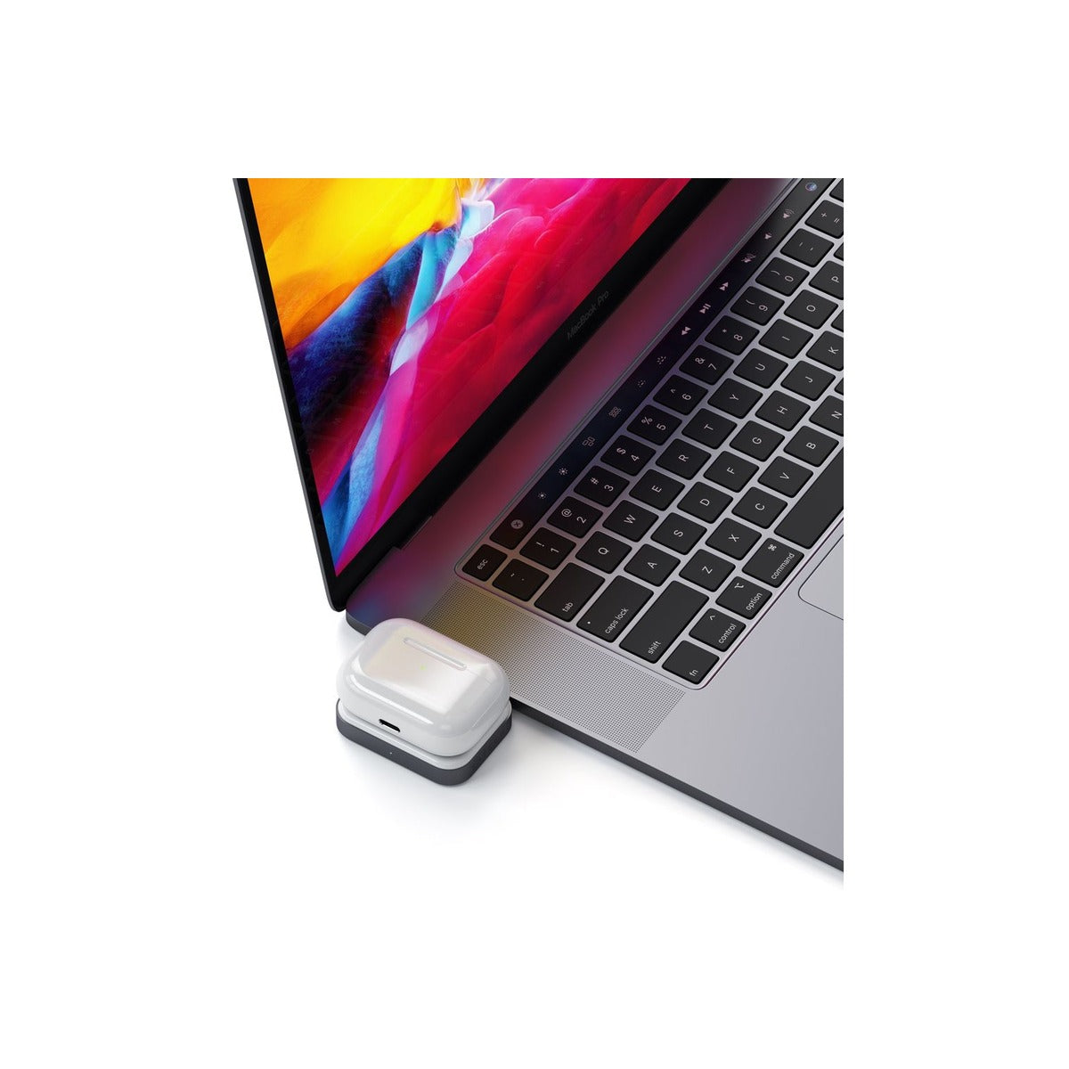 Satechi USB-C Wireless Charging Dock for AirPods (5W) - Space Grey