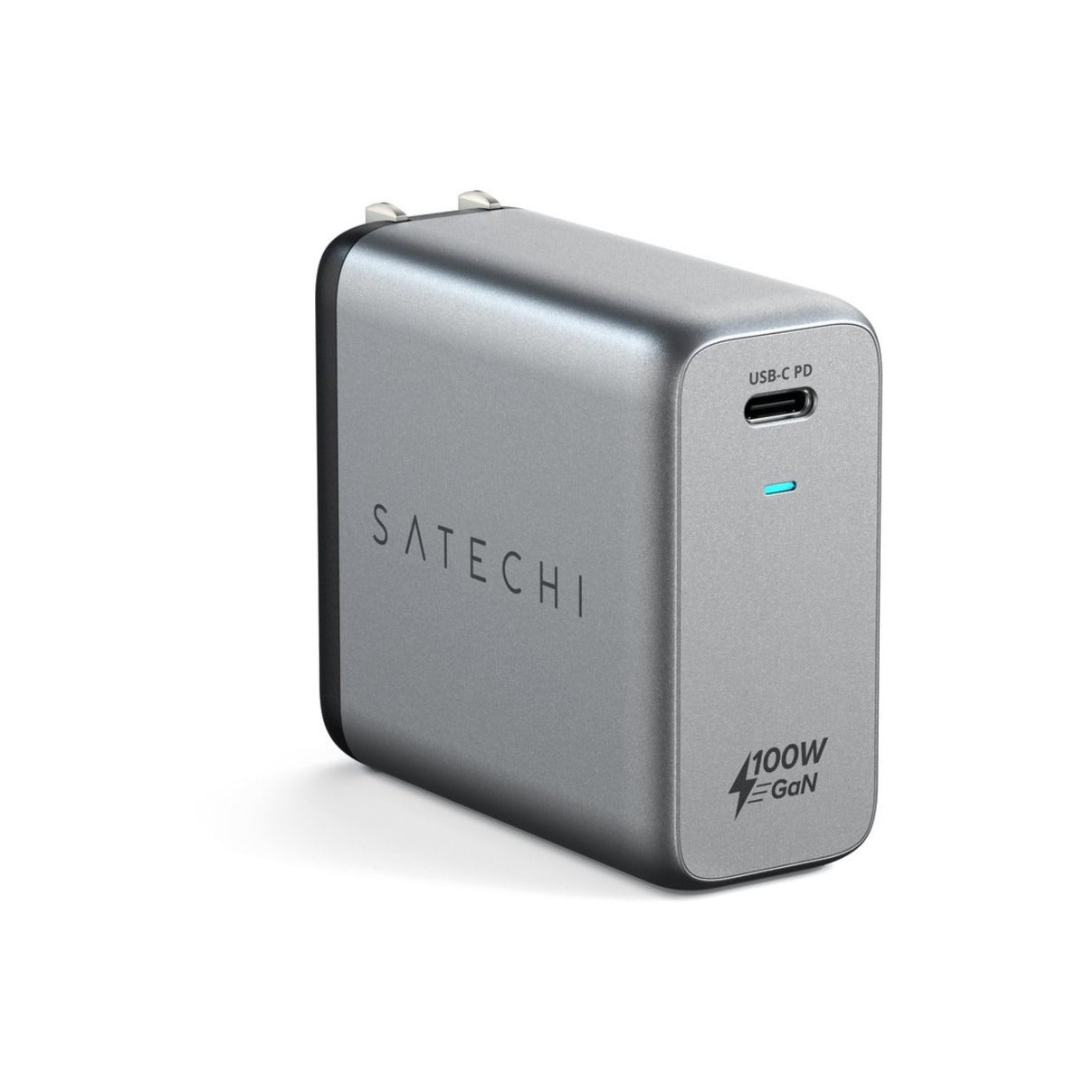 Satechi 100W USB-C PD Wall Charger Gallium Nitride (GaN) charging - Space Grey
