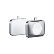 Satechi USB-C 2 in 1 Wireless charging dock for Apple watch and Airpods - Silver