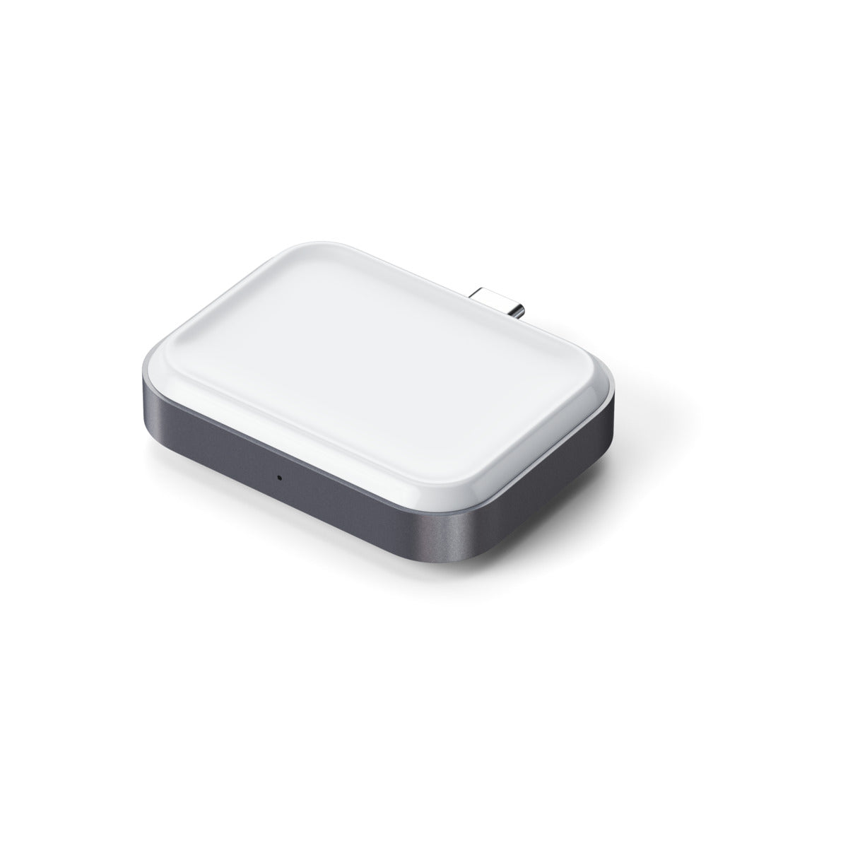 Satechi USB-C 2 in 1 Wireless charging dock for Apple watch and Airpods - Silver