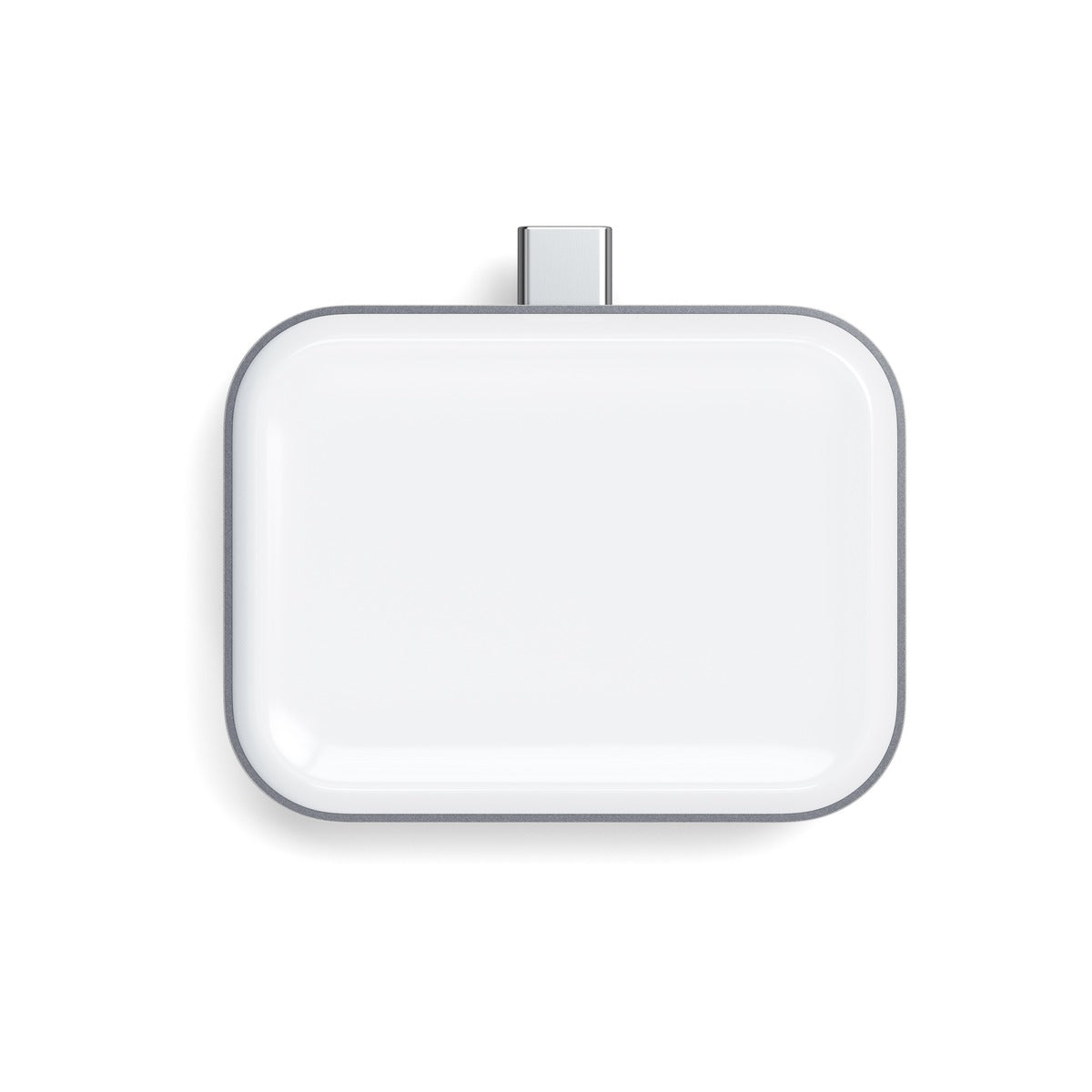 Satechi USB-C 2 in 1 Wireless charging dock for Apple watch and Airpods - Silver