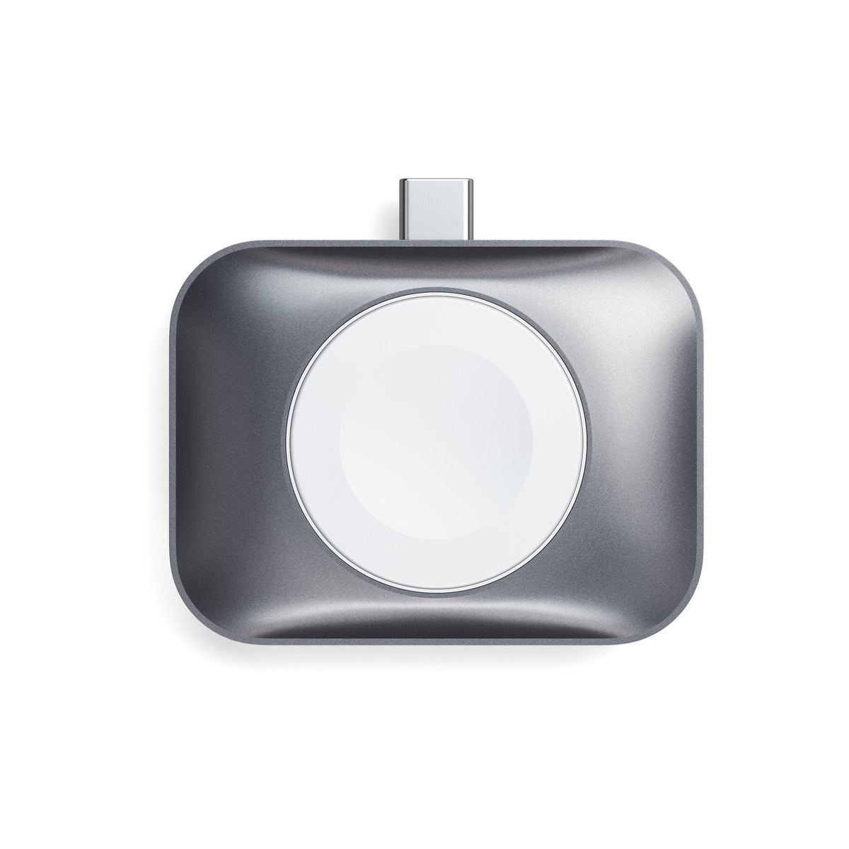 Satechi USB-C 2 in 1 Wireless charging dock for Apple watch and Airpods - Silver