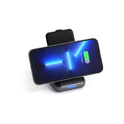 Satechi Duo Wireless Charger Power Bank Stand 10000 mAh Stand (Powerbank based for iPhone & Airpods) - Space Grey - iSTYLE.bg