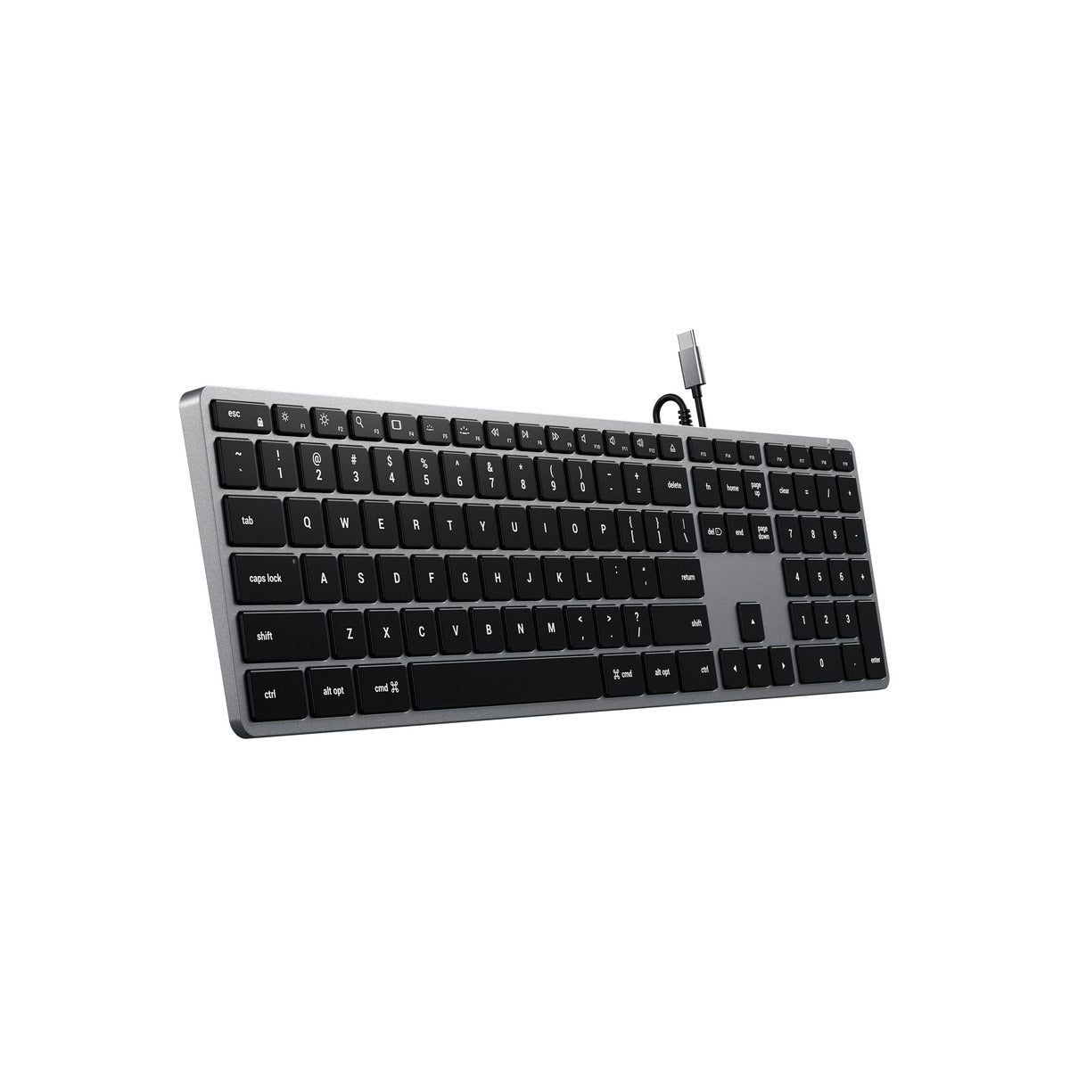 Satechi Slim W3 USB-C BACKLIT Wired Keyboard - US - Space Grey