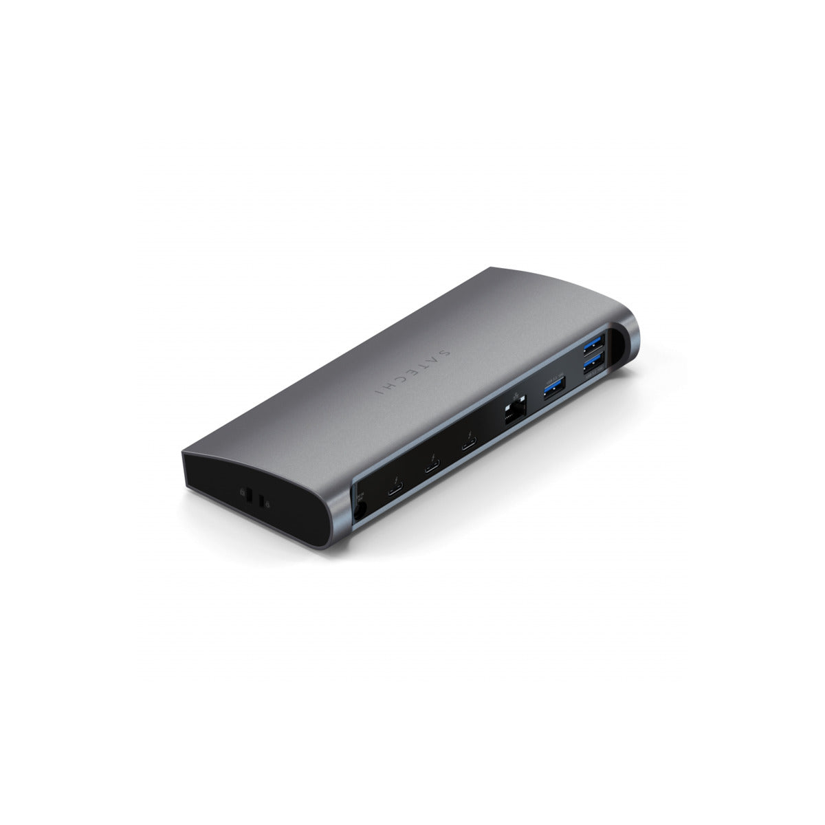 Satechi Aluminium Thunderbolt 4 Dock (1xT4 P 96W,3x T4 40Gbps 15W,Ethernet,3xUSB-A 3.2 10 Gbps,1xUSB-A 2.0 charging,SDcard,3.5mm audio) EU version - Space Grey