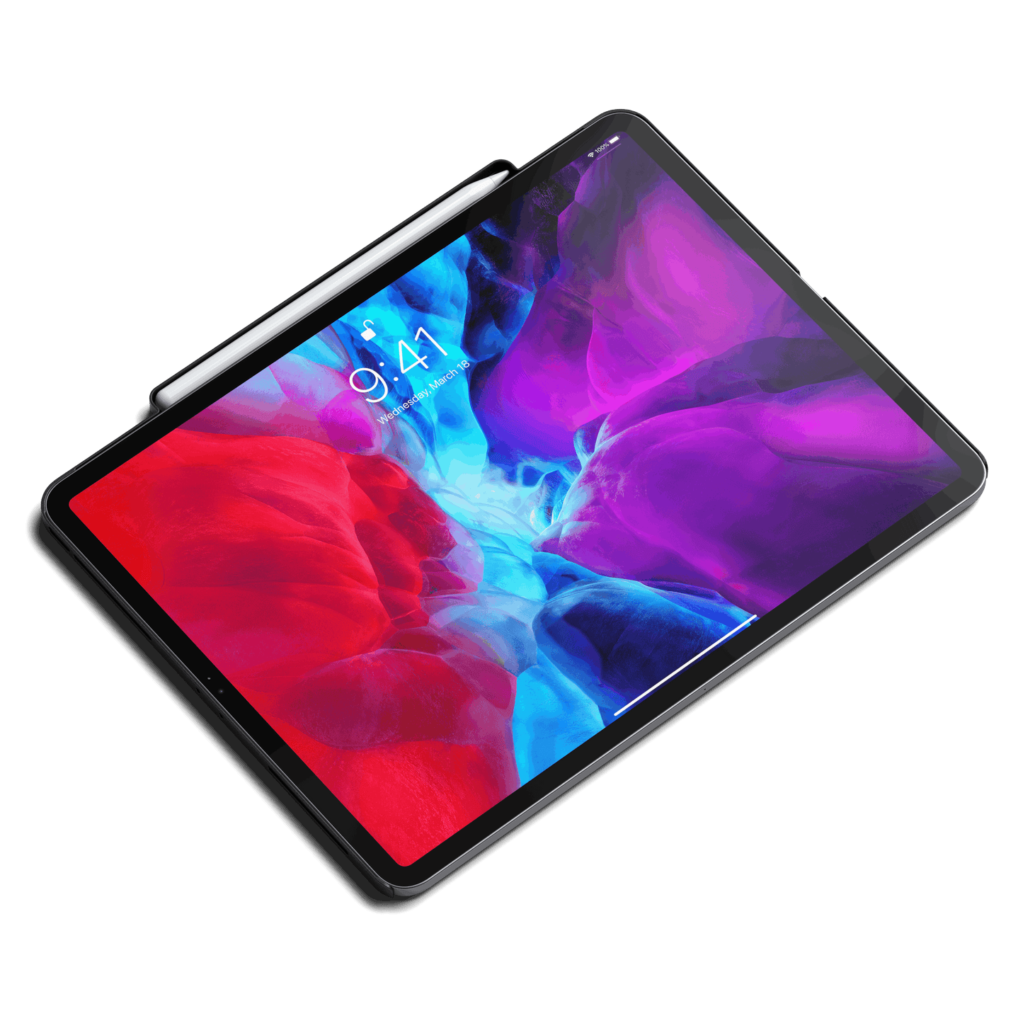 Satechi Vegan-Leather Magnetic Case For iPad Pro 12.9inch - Black