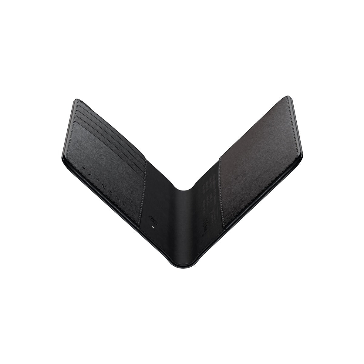 Satechi Vegan-Leather Passport Cover w Find My - Black