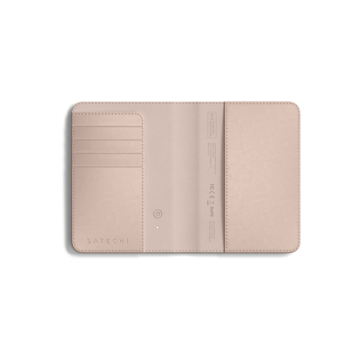 Satechi Vegan-Leather FindAll Passport Cover - Desert Rose