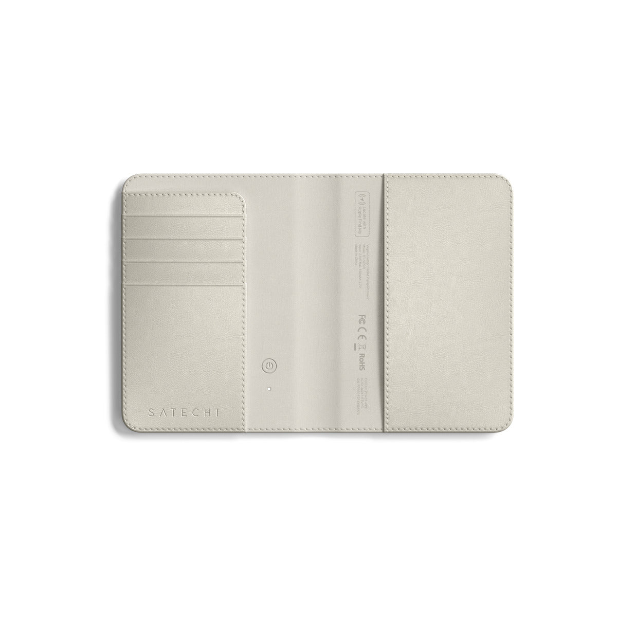 Satechi Vegan-Leather FindAll Passport Cover - Sand