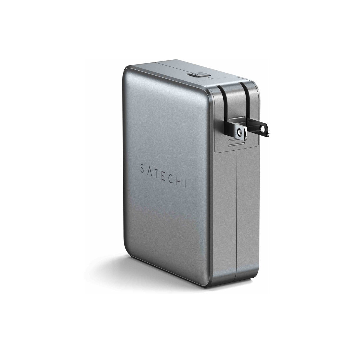 Satechi Travel Chrager 145W USB-C 4-Port (4x USB-C PD, UK-EU-AU-US adapte & mesh bag inc.) - Space Grey