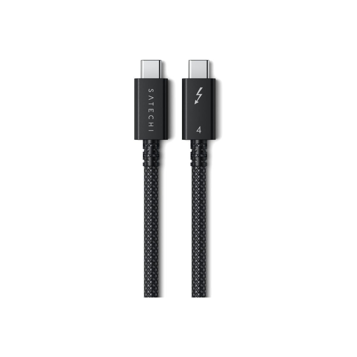 Satechi Thunderbolt 4 Pro Braided Cable 1m (PD240W,40Gpbs data,8K resolution) - Black