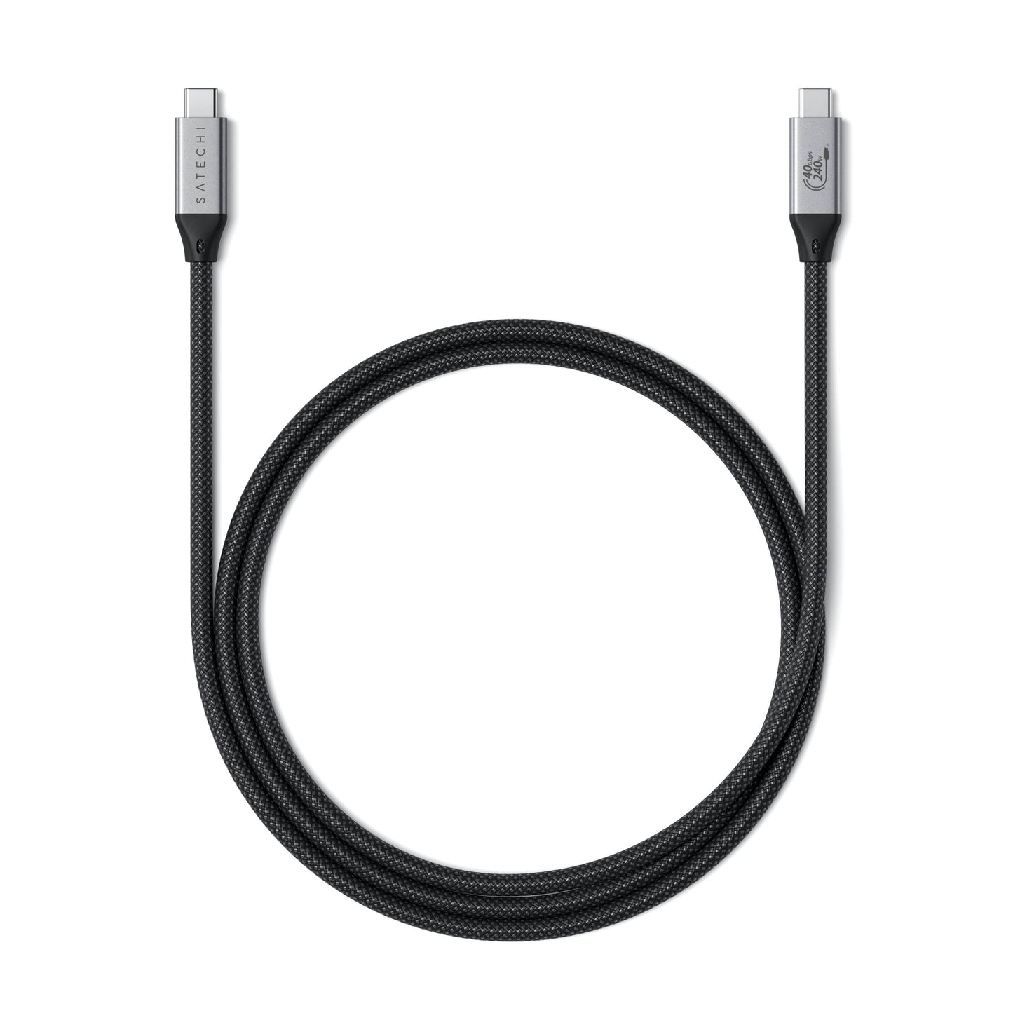 Satechi USB4 Pro Braided Cable 1.2m - Black