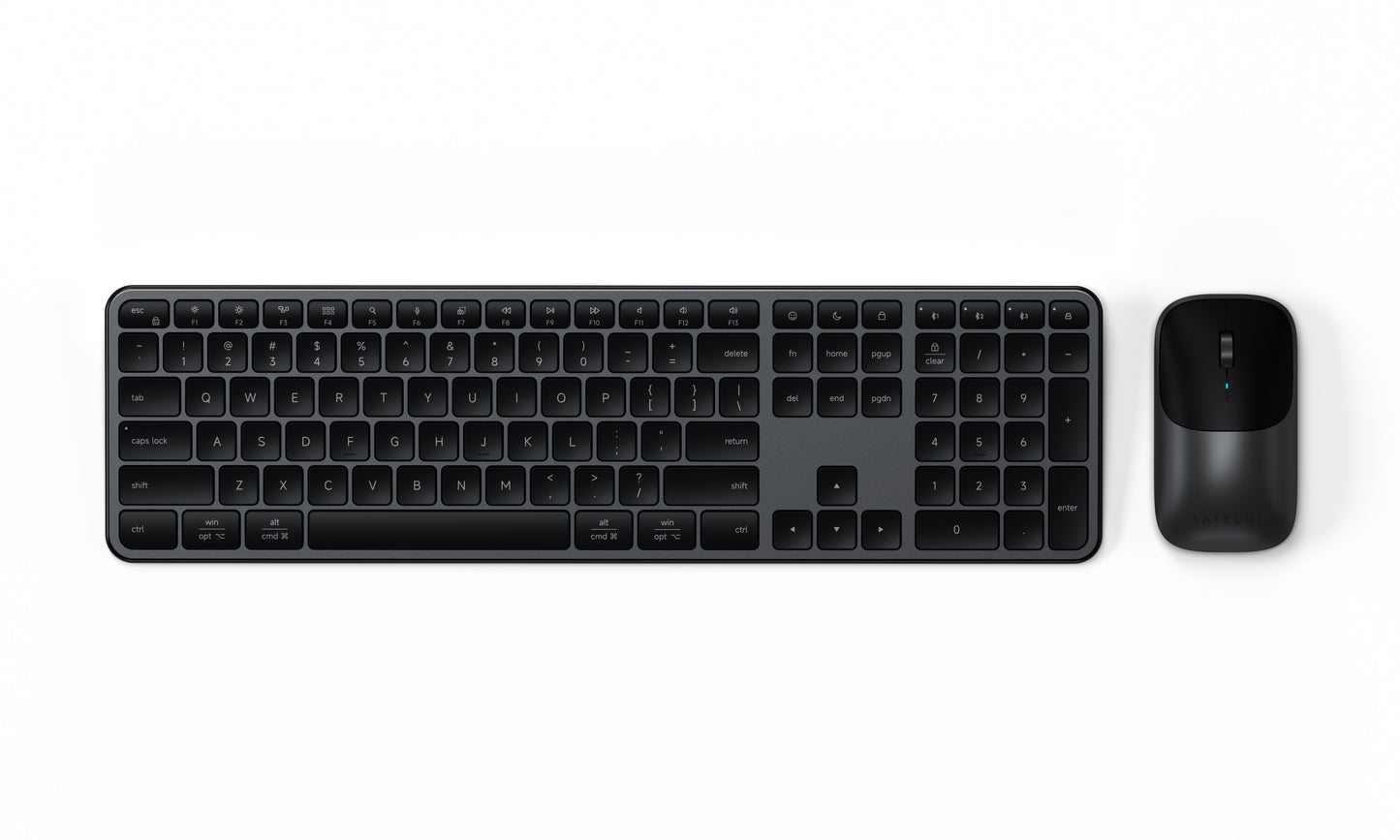 Satechi Slim CEX3 Wireless Combo ((Keyboard and Mouse) - US English - Space Black