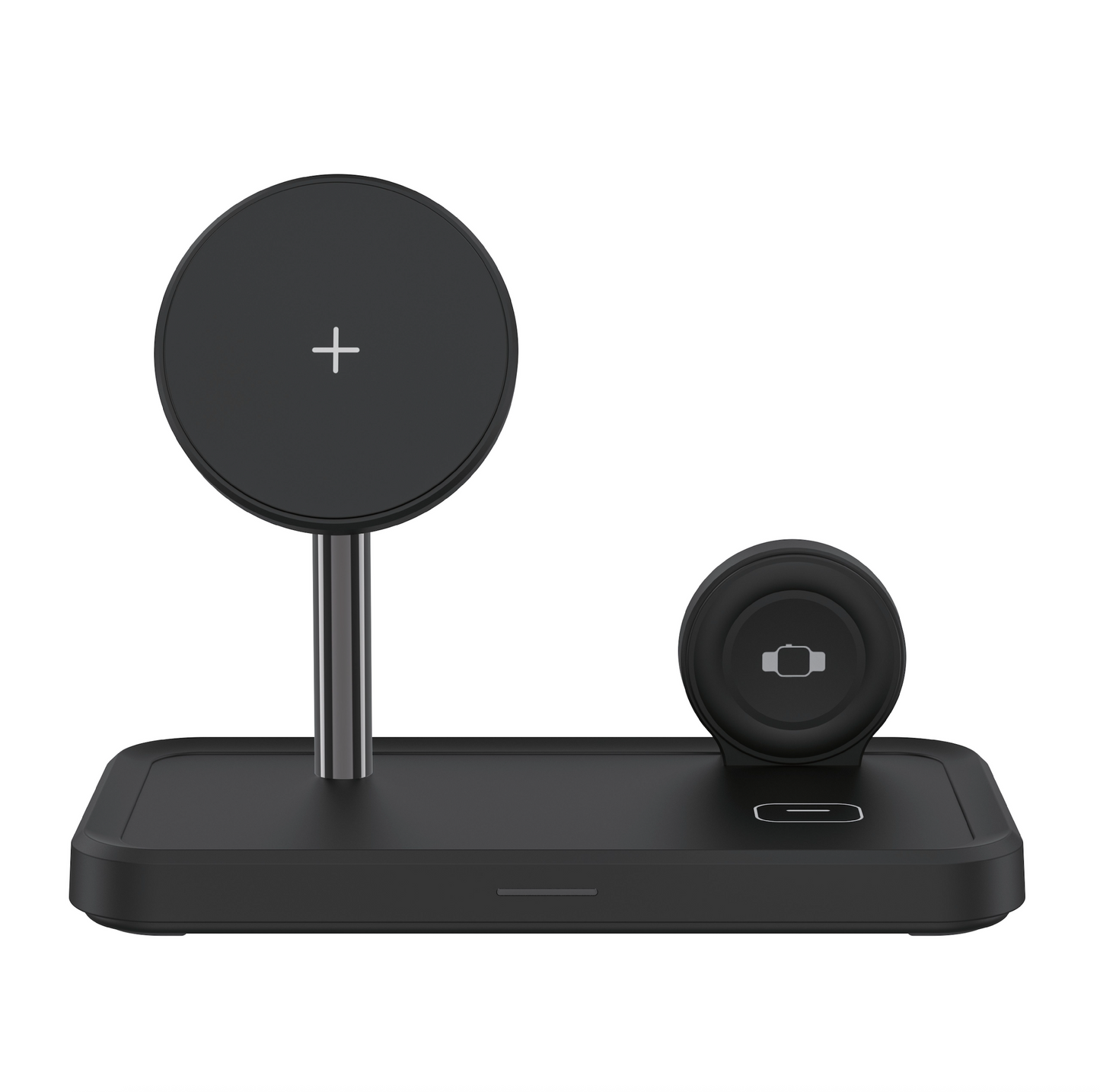 Dviced 3-in-1 magnetic wireless stand w cable, wall charger - Black - iSTYLE BG