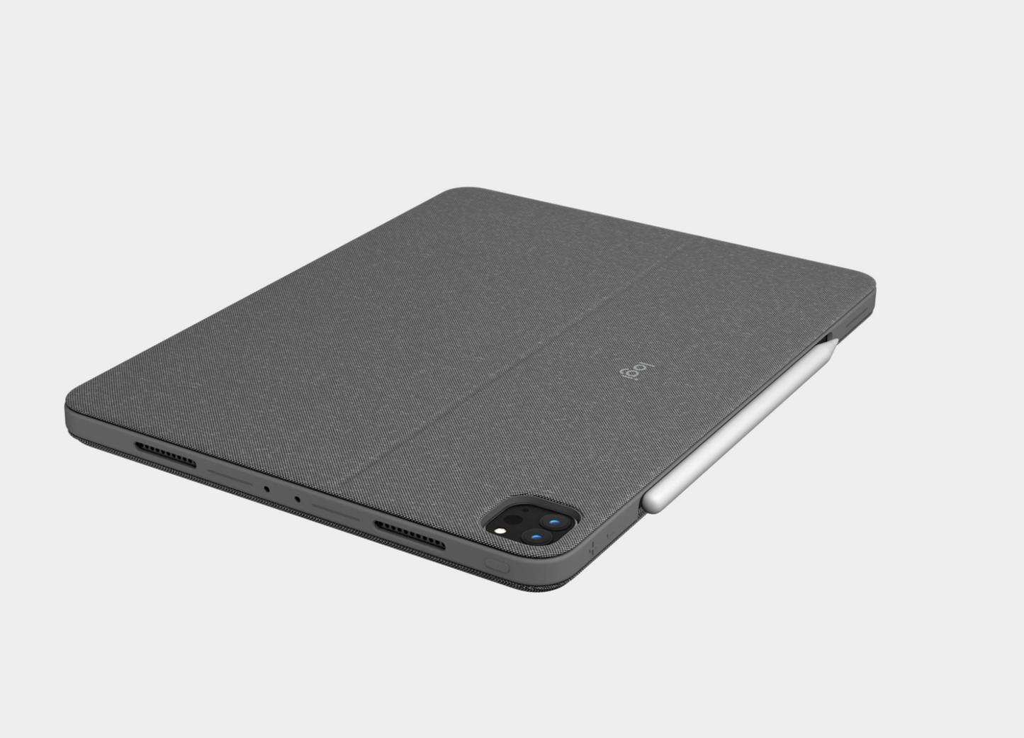 Logitech Combo Touch Detachable keyboard case with trackpad for iPad Pro 12.9-inch (5th and 6th gen) - Grey - UK