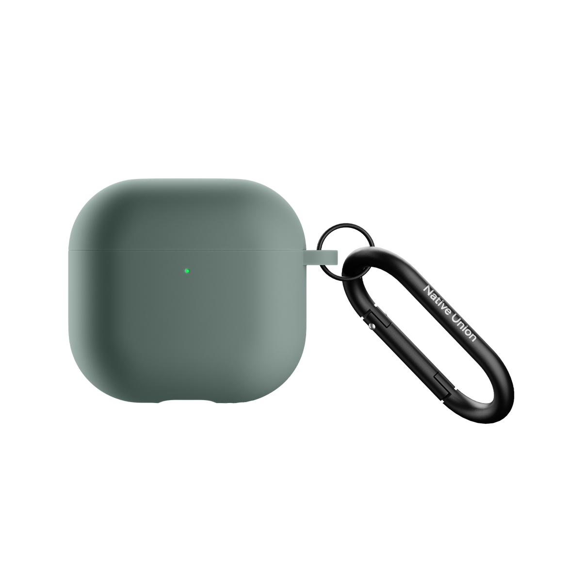 Калъф Native Union Active Case за AirPods 4 в цвят Slate Green - изглед отпред
