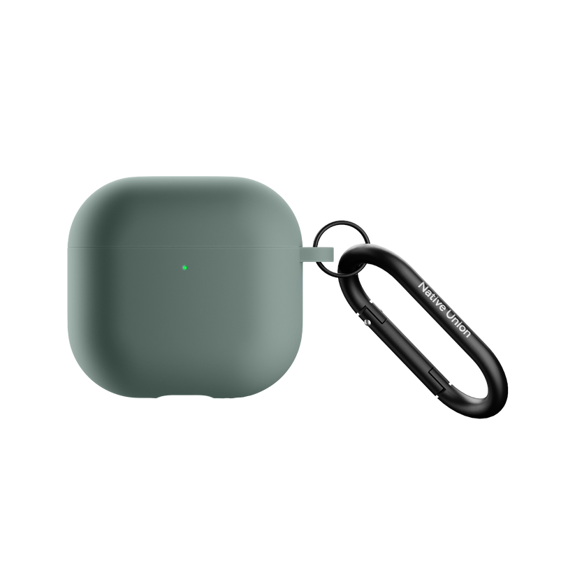 Калъф Native Union Active Case за AirPods 4 в цвят Slate Green - изглед отпред