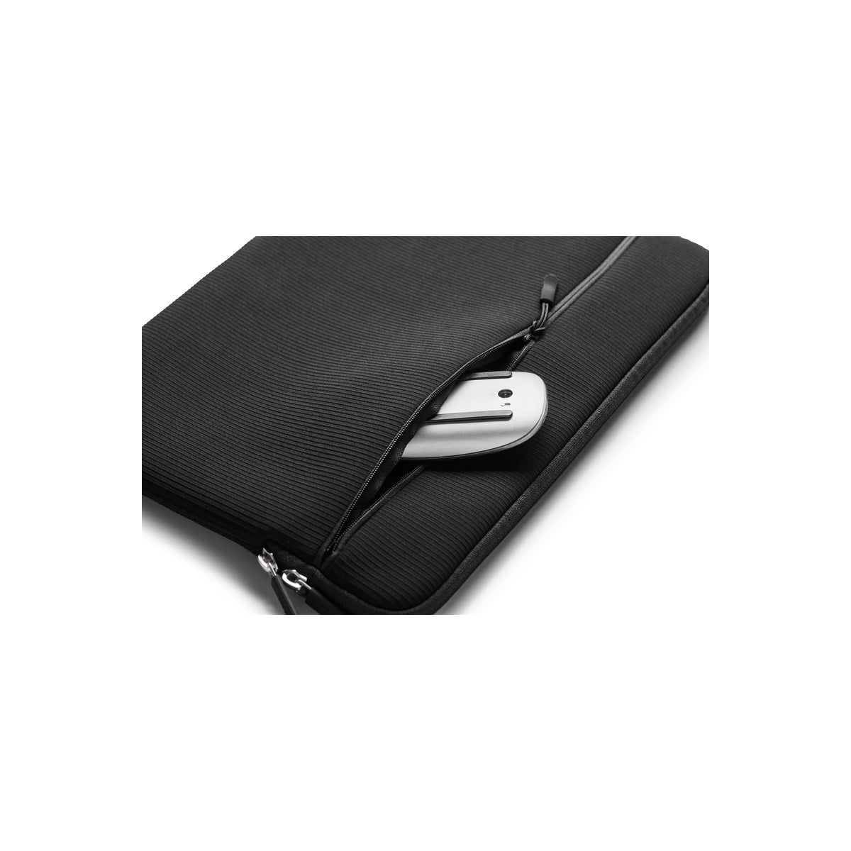 TRUNK 14" MacBook Textile sleeve with pocket Black