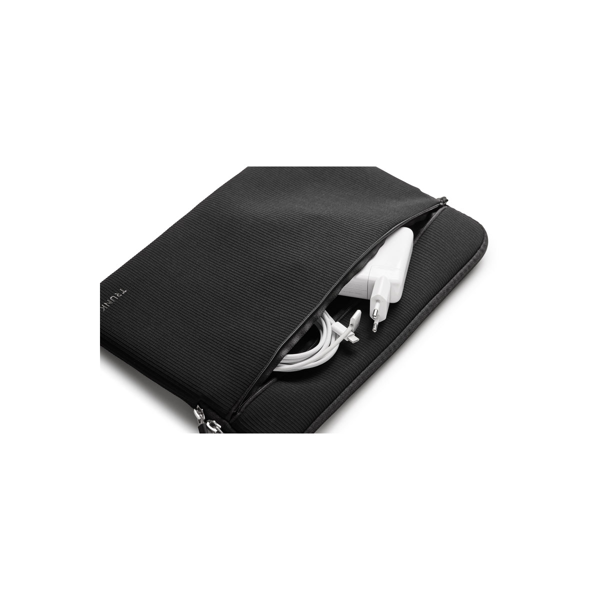 TRUNK 14" MacBook Textile sleeve with pocket Black