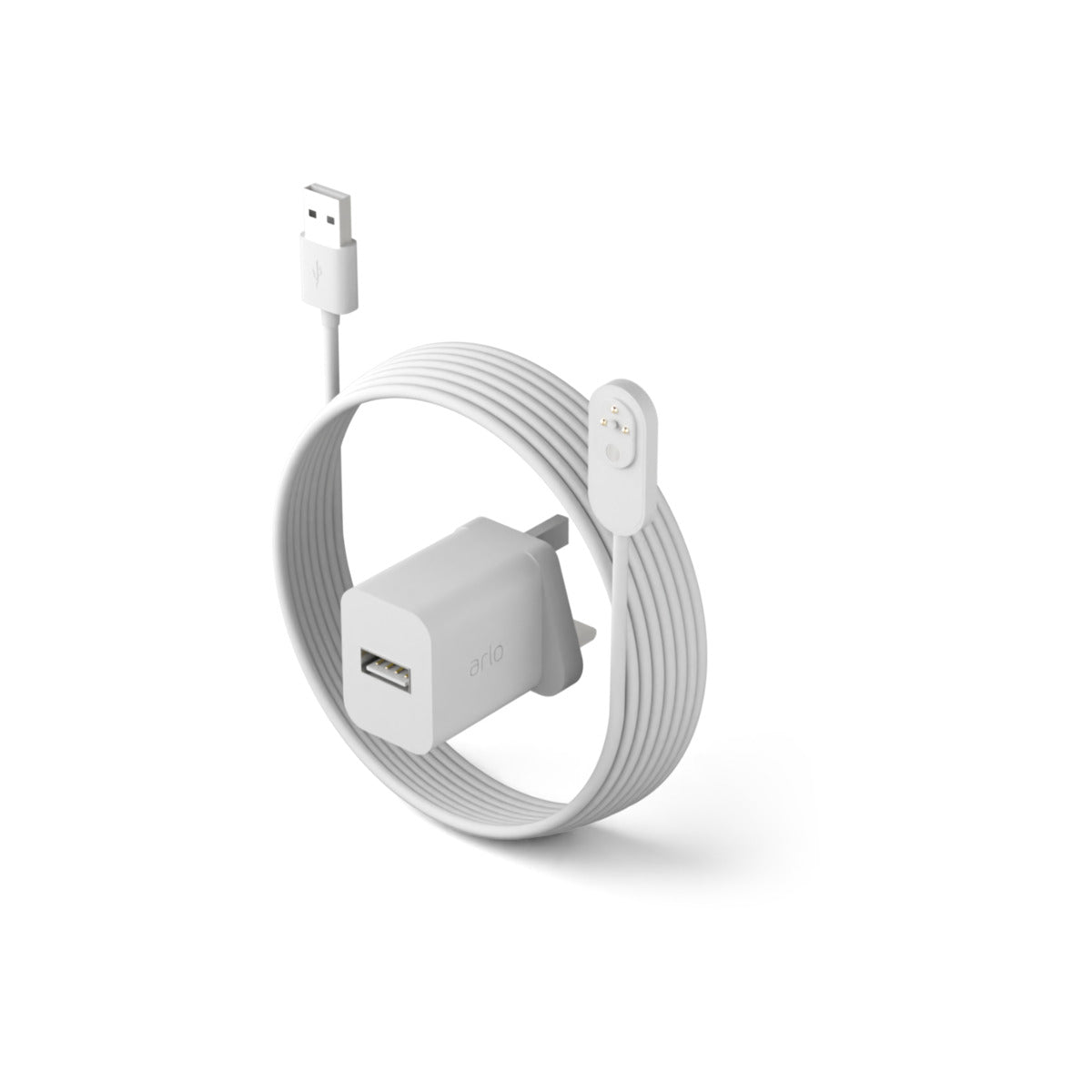 Arlo Indoor Magnetic Charging Cable 2.5m - White