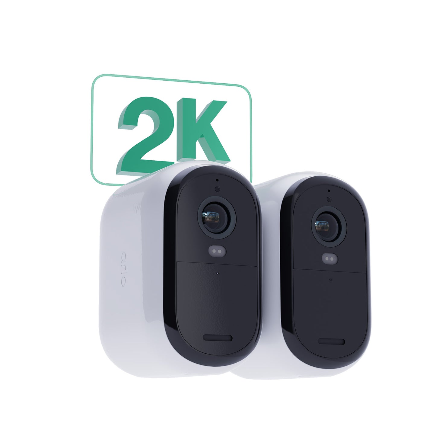 Arlo Essential (Gen.2) XL 2K Outdoor Security Camera - 2 Camera Kit - White