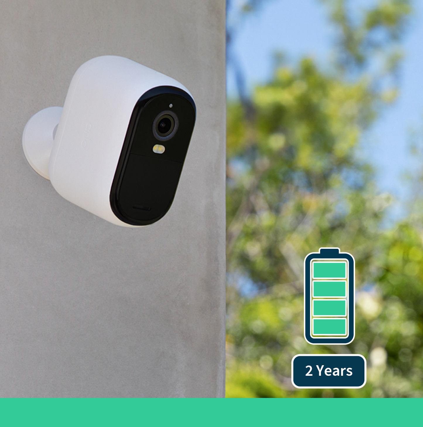 Arlo Essential (Gen.2) XL 2K Outdoor Security Camera - 2 Camera Kit - White
