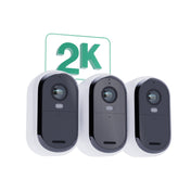 Arlo Essential (Gen.2) 2K Outdoor Security Camera - 3 Camera Kit - White