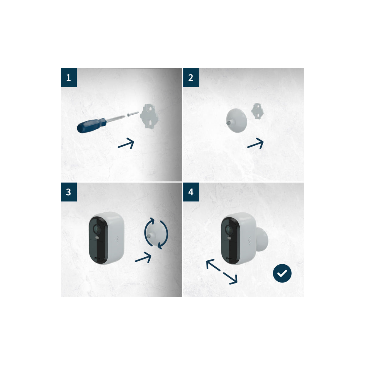 Arlo Essential (Gen.2) Bundle 2K Outdoor Security Camera - 2 Camera Kit + 2 Essential Solar Panel Charger - White