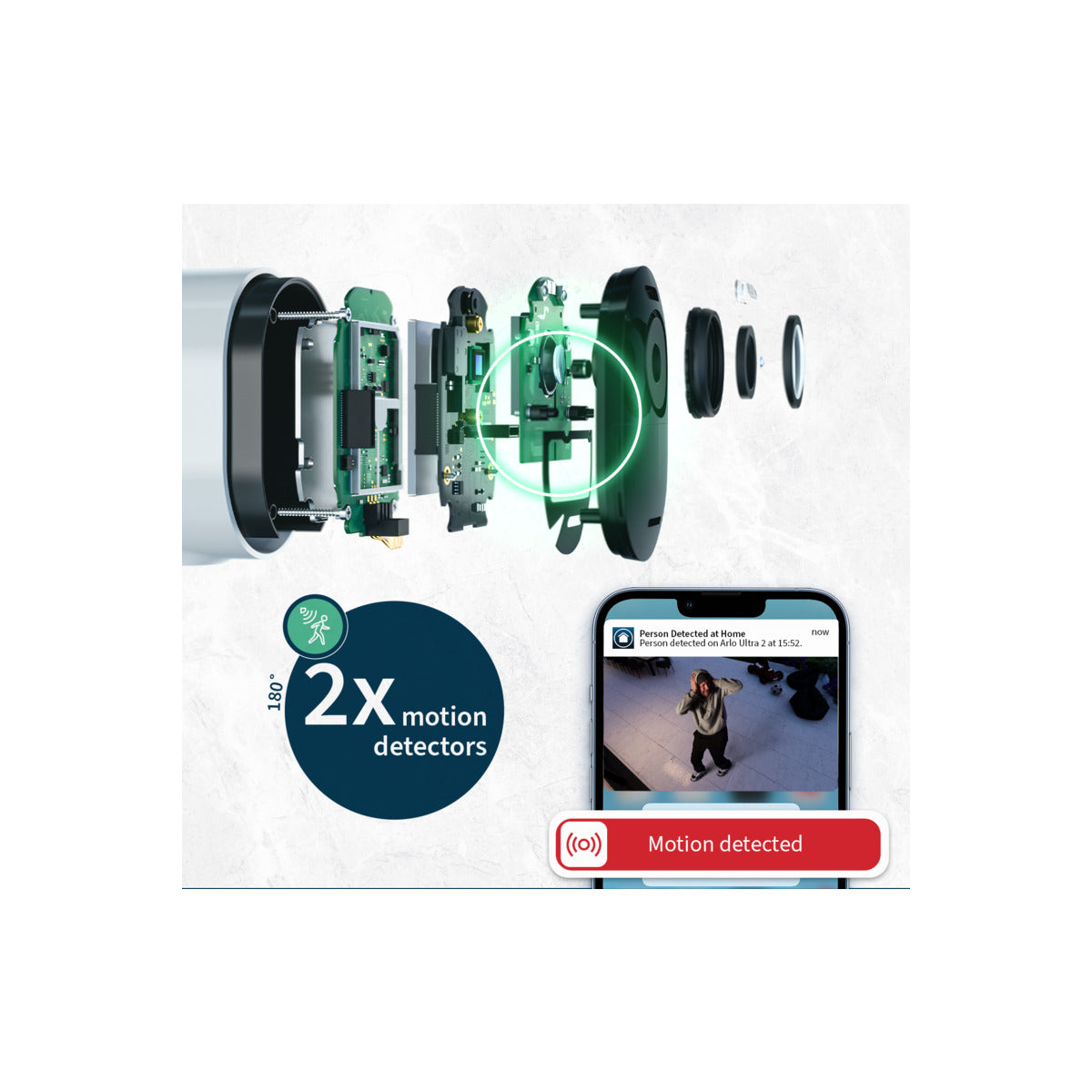 Arlo Ultra 2 Outdoor Security Camera 2 Camera Kit - White - iSTYLE.bg