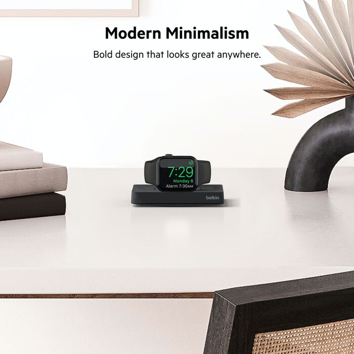 Belkin BOOST CHARGE PRO Portable Fast Charger for Apple Watch - Black