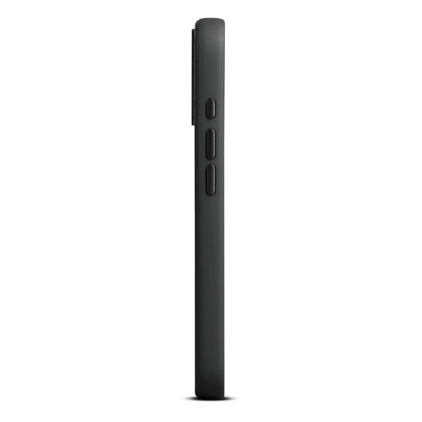 WOOLNUT Leather Case for iPhone 17 - Black