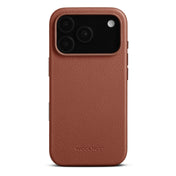 WOOLNUT Leather Case for iPhone 17 Pro - Cognac