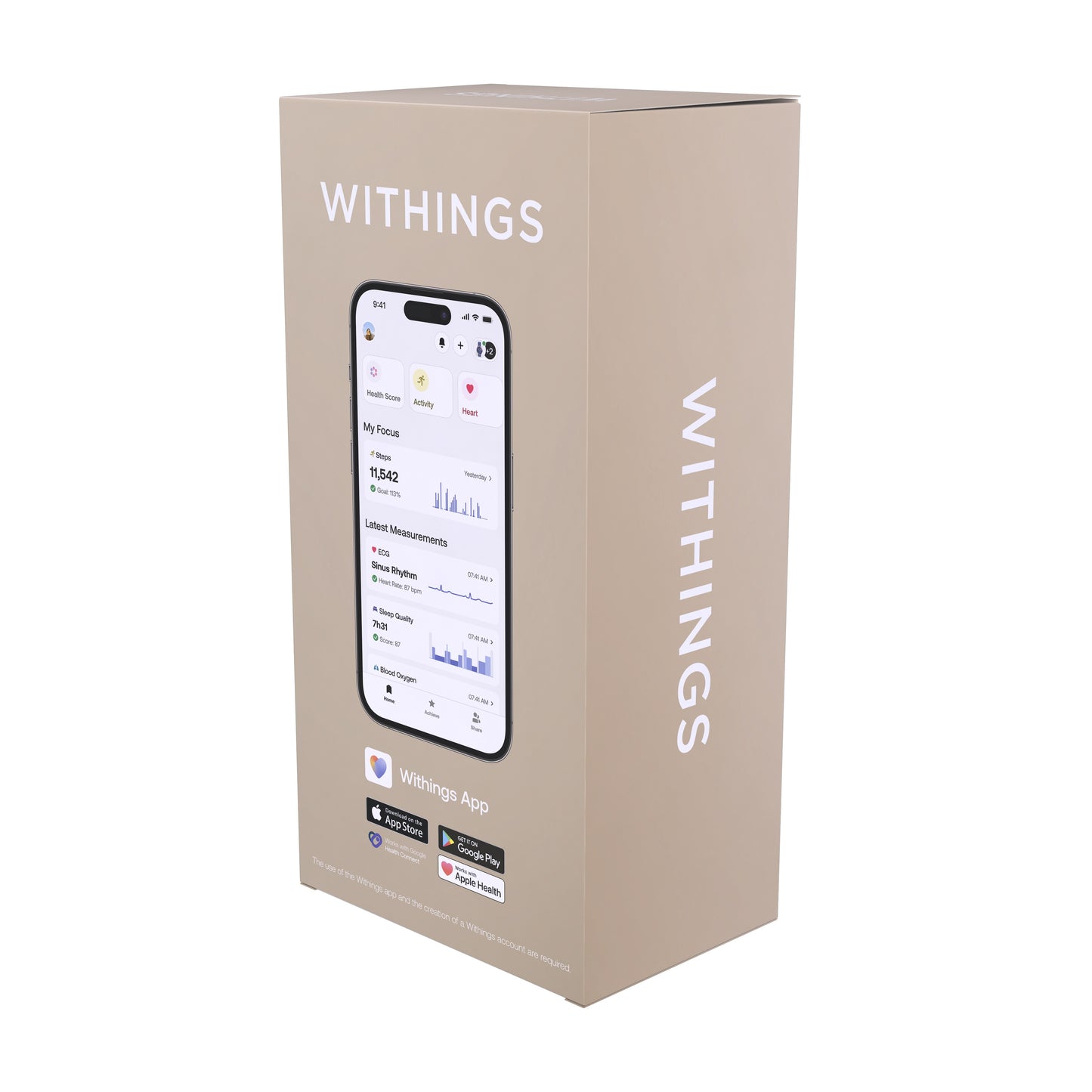 Withings Bundle Blood Pressure Monitor Connect w Wifi sync (including Travel case for BPM Connect) - iSTYLE.bg