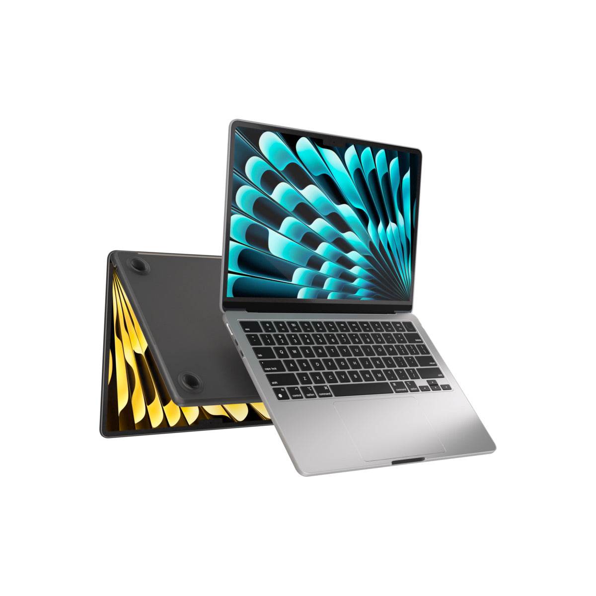 Предпазващ кейс за MacBook Air 15” M2 от NEXT ONE| SMOKE BLACK - iSTYLE BG