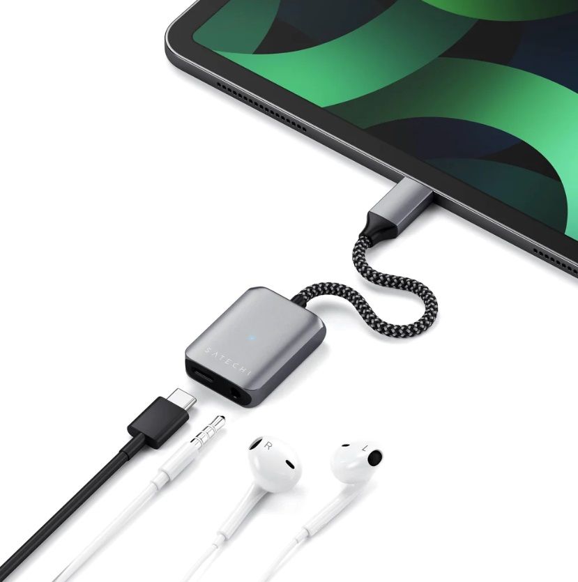 Satechi USB-C to 3.5mm Audio & PD Adapter - Space Grey