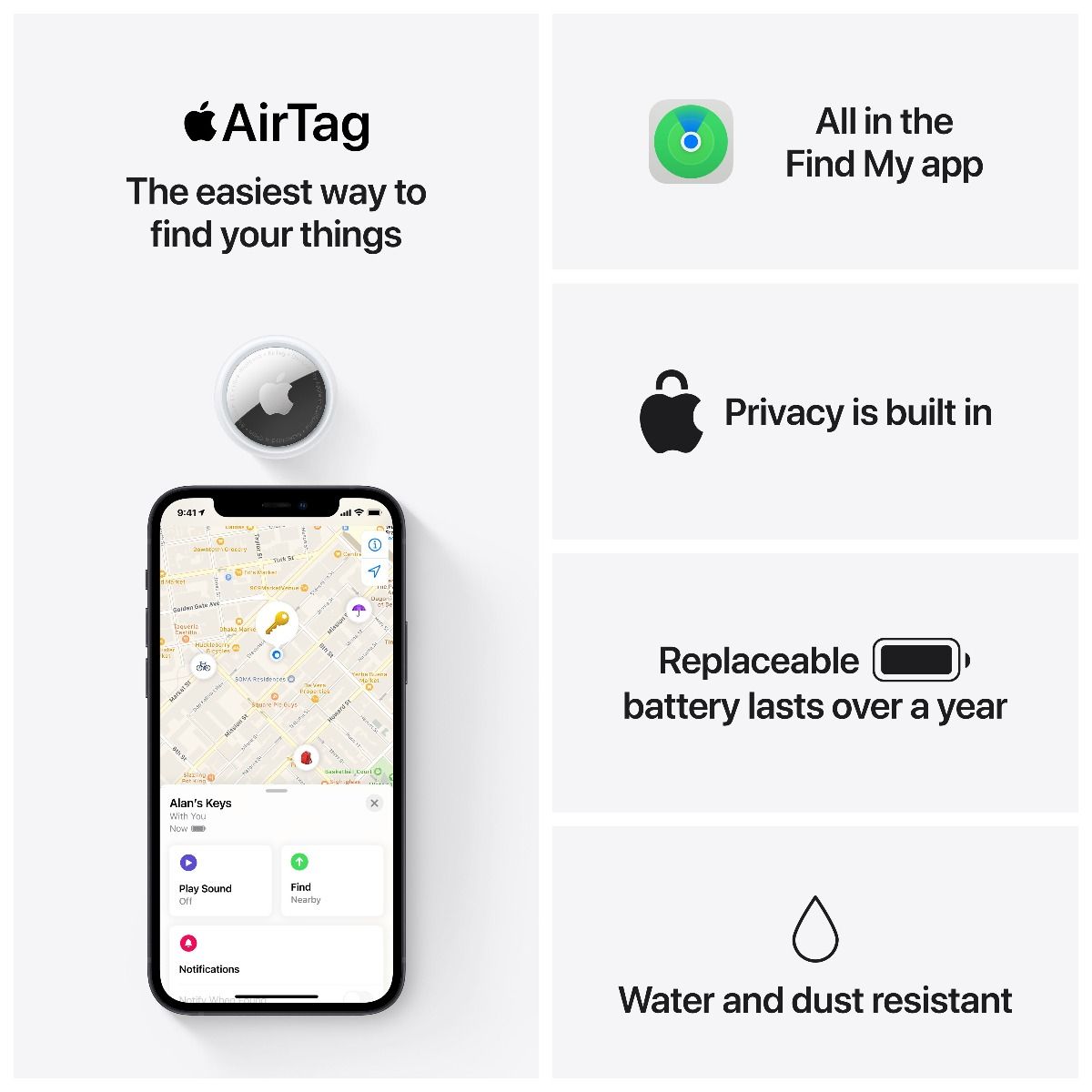 AirTag (4 броя) - iSTYLE BG
