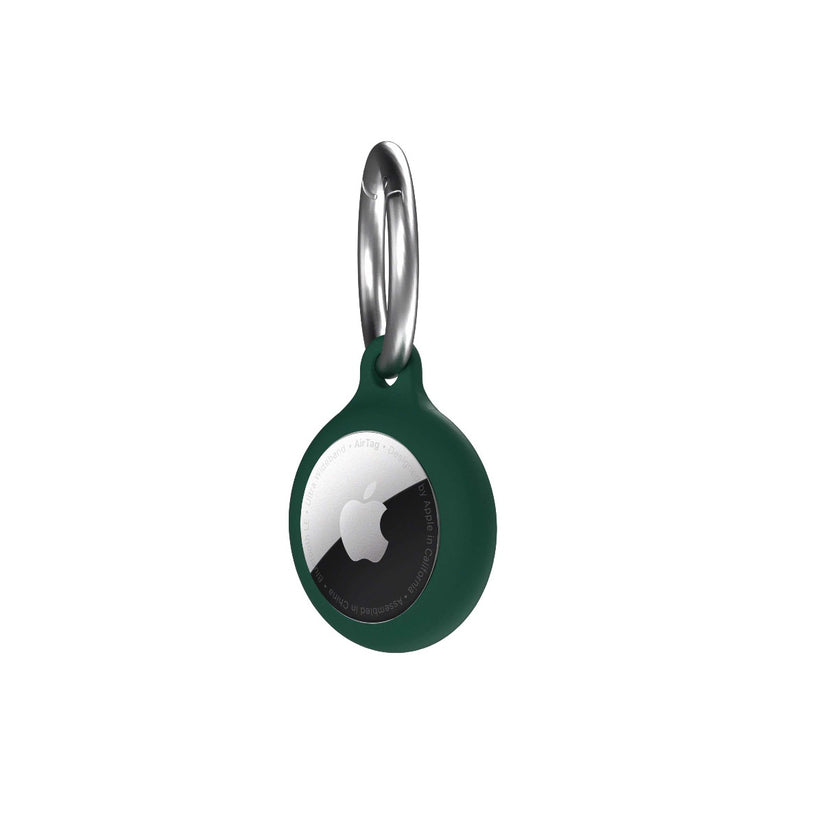 NEXT ONE AirTag Secure Silicone Key Clip Leaf Green - iSTYLE BG