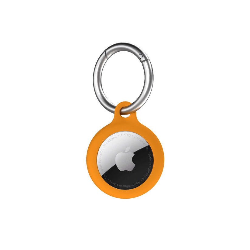 NEXT ONE AirTag Secure Silicone Key Clip Orange - iSTYLE BG