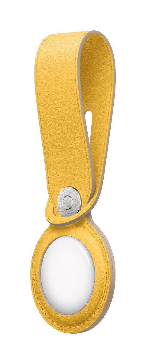 Apple AirTag Leather Loop - Meyer Lemon (Seasonal Summer2021)