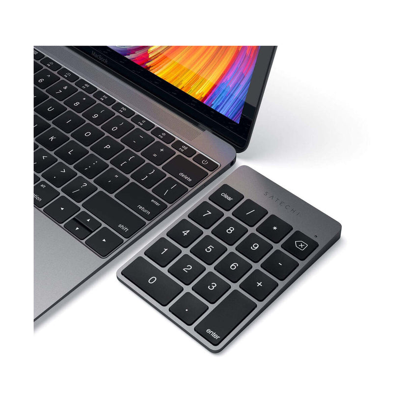Допълнителна безжична сива клавиатура с цифри от Satechi - Space Gray - iSTYLE BG
