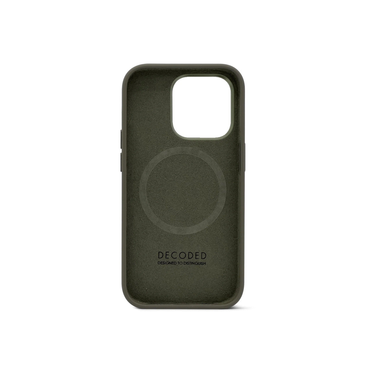 Decoded Silicone Backcover, olive - iPhone 14 Pro Max - iSTYLE BG