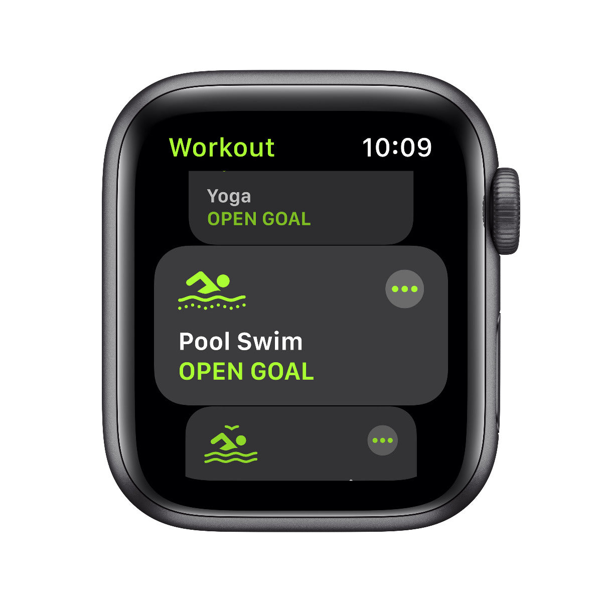 Apple Watch SE, 40мм Space Gray с черна силиконова каишка - iSTYLE BG