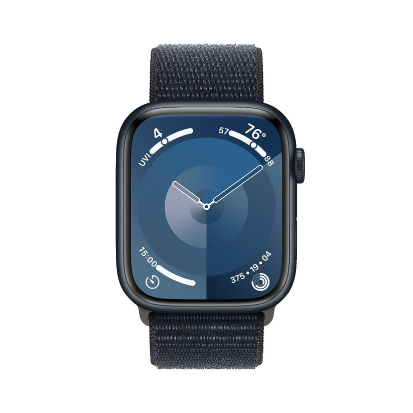 Apple Watch Series 9 GPS 45mm Midnight алуминиев корпус с каишка Midnight Sport Loop - iSTYLE BG