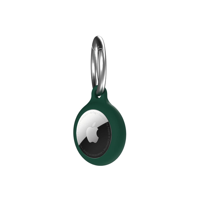 NEXT ONE AirTag Secure Silicone Key Clip Leaf Green - iSTYLE BG