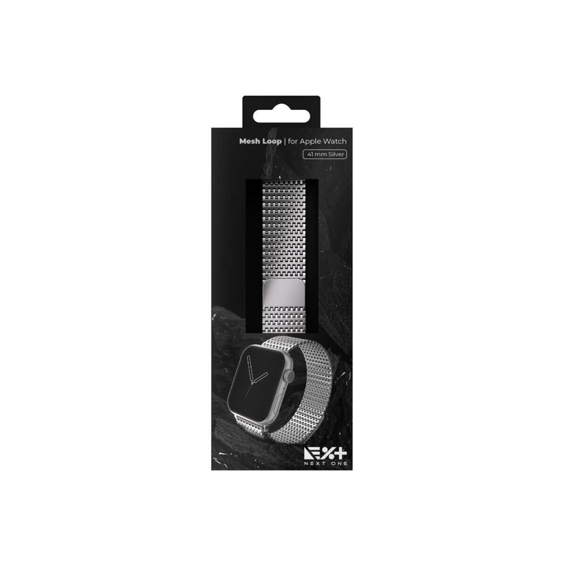Метална каишка за Apple Watch 41MM от NEXT ONE - сребриста - iSTYLE BG