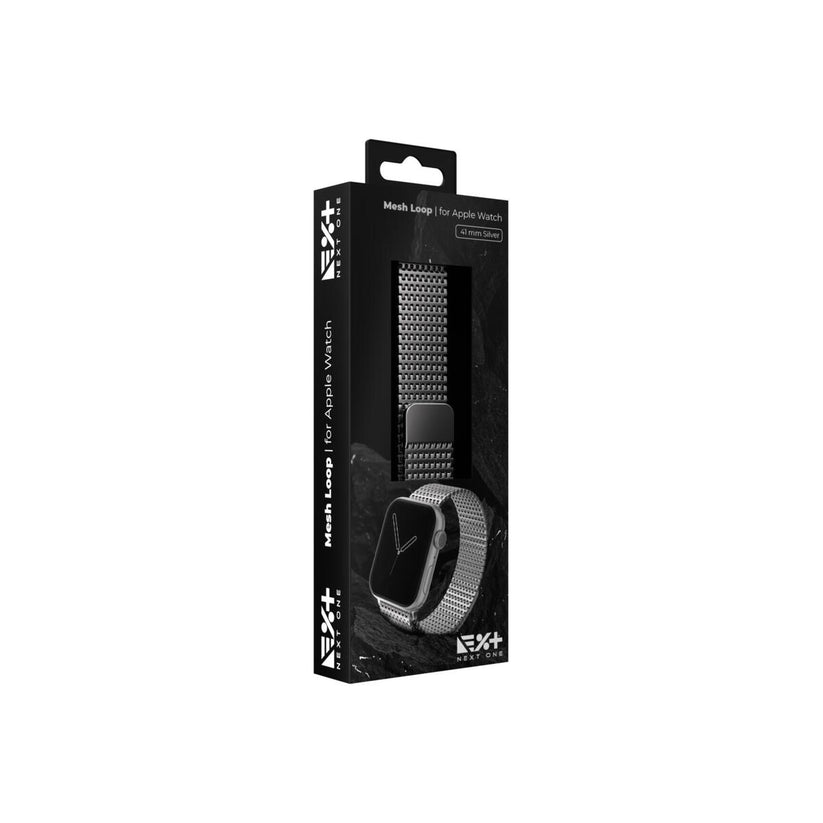 Метална каишка за Apple Watch 41MM от NEXT ONE - сребриста - iSTYLE BG