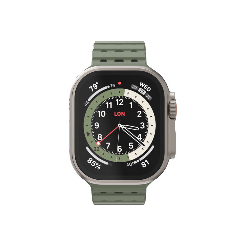 Каишка за Apple Watch 46/49MM от NEXT зелена - iSTYLE BG