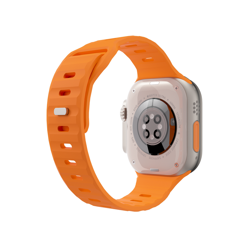 NEXT ONE SILICONE ACTIVE BAND FOR APPLE WATCH 44/46/49MM | ORANGE - iSTYLE BG